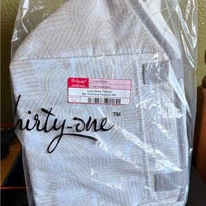 Thirty-One Patterned Gray Lunch Bag